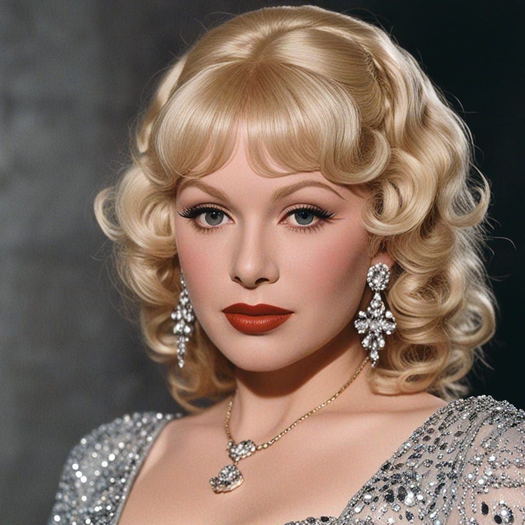 Sultry Hollywood Starlet of the 1930s