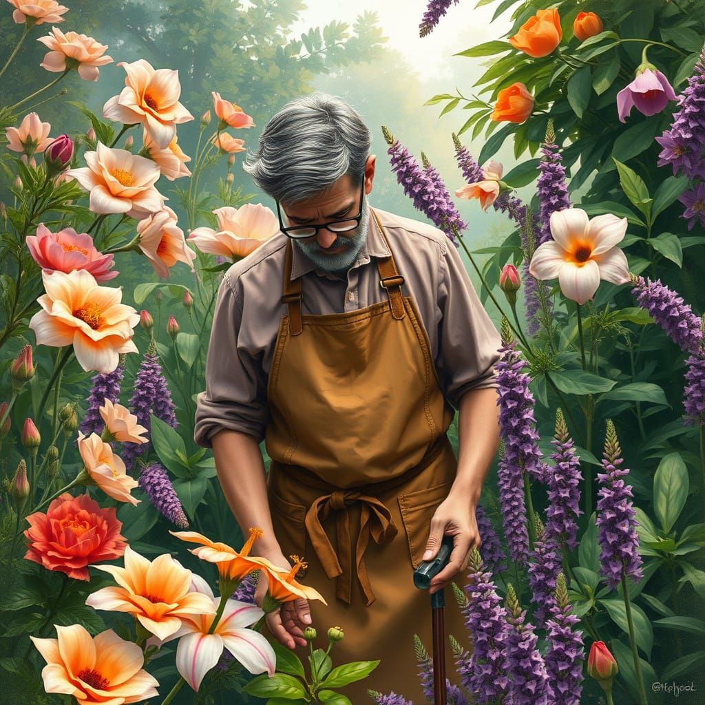 A Gardener's Paradise of Exotic Flowers