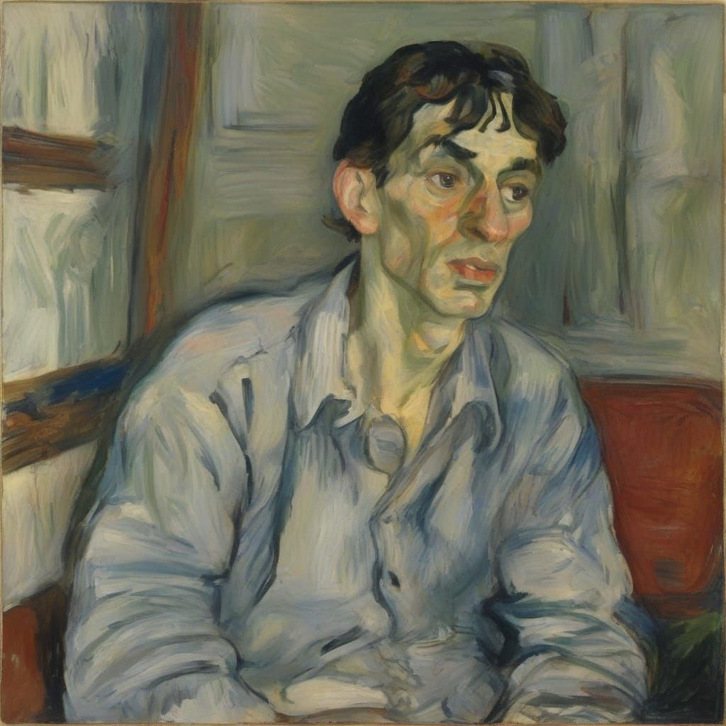 Man Dives Under Car in Dirty Train World by Kokoschka Serov ...