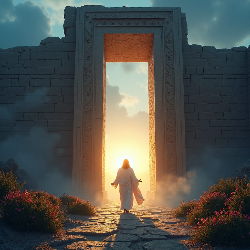 Jesus' Resurrection: A Fantasy Concept Art Piece