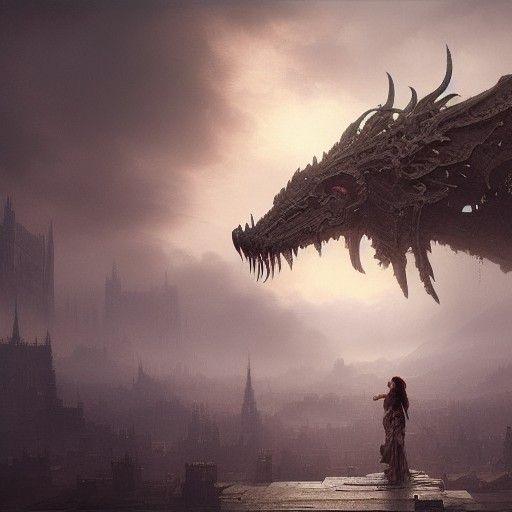 Dark Fantasy Masterpiece: Epic Cinematic Digital Art