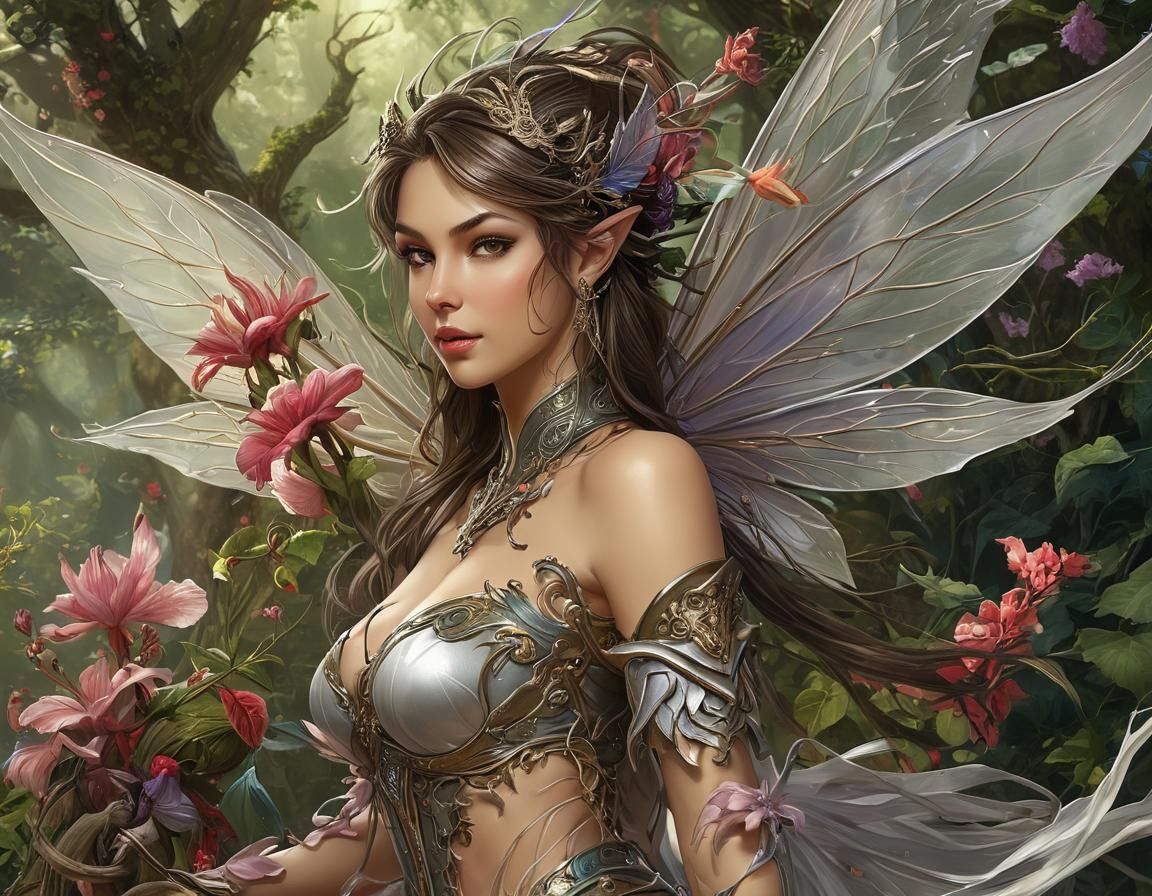Fantasy Women: Fairies and Elves Digital Art
