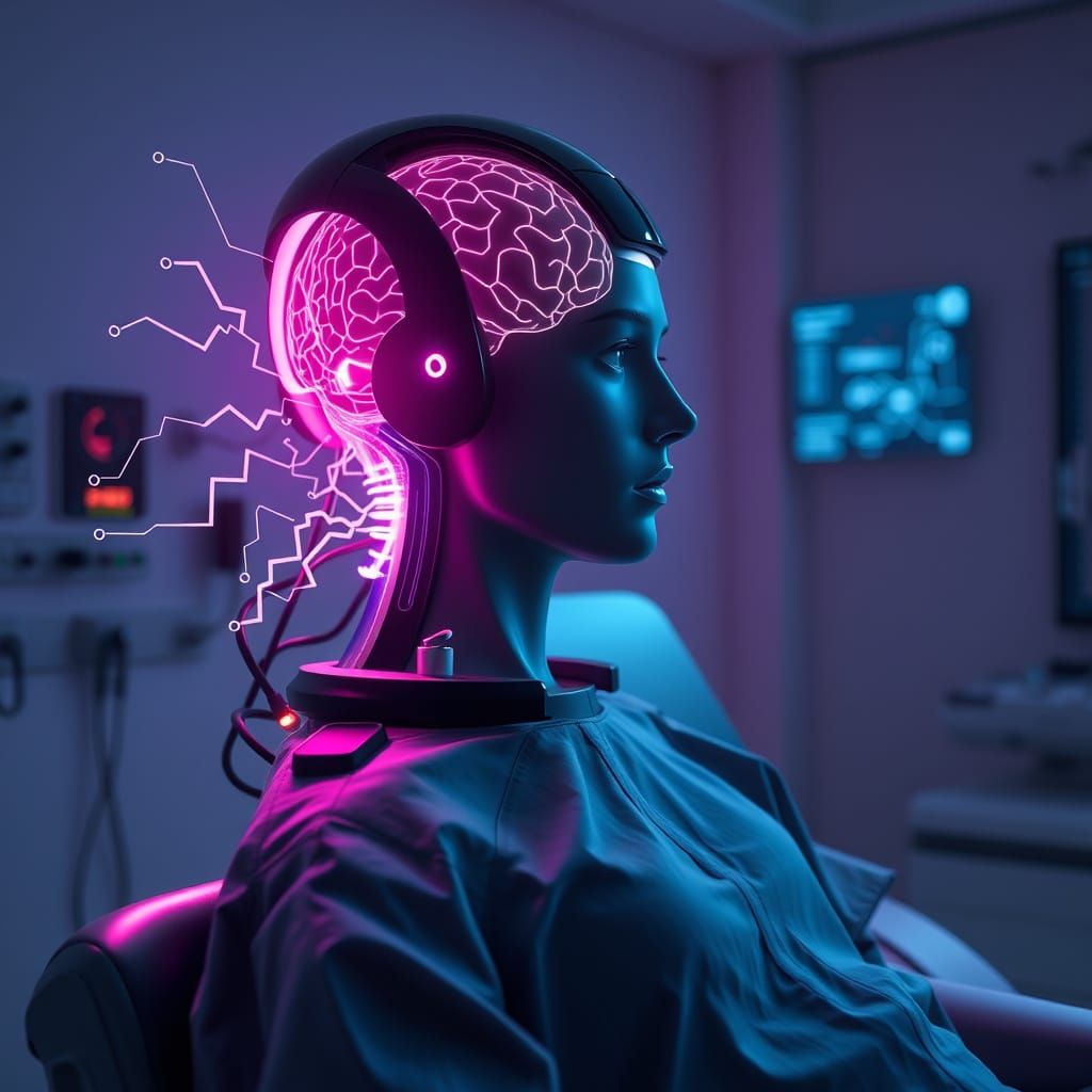 Futuristic Brain-Computer Interface in Ultra-Realistic Cinem...