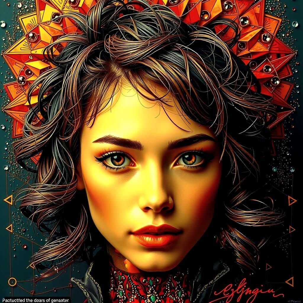 Vivid Masterpiece of Opulent Beauty