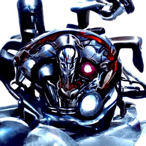 Full Body Ultron-Like Robot
