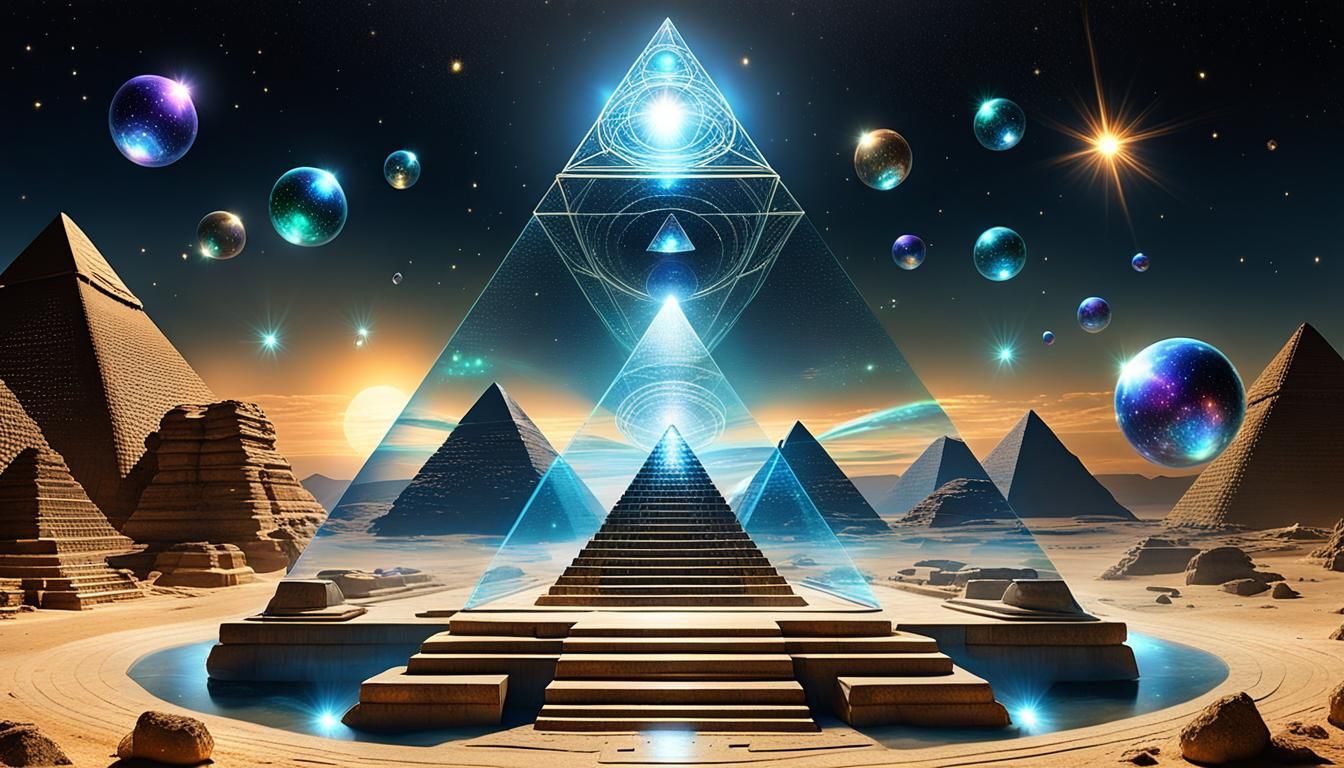 Holographic Sirian Light Body Pyramid Stargate