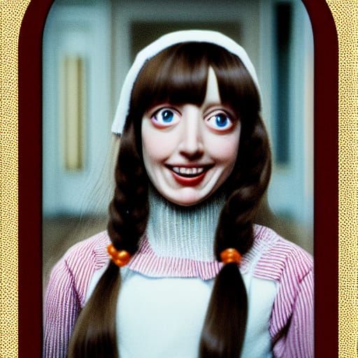 Wendy Torrance Bobblehead in Photorealistic Style