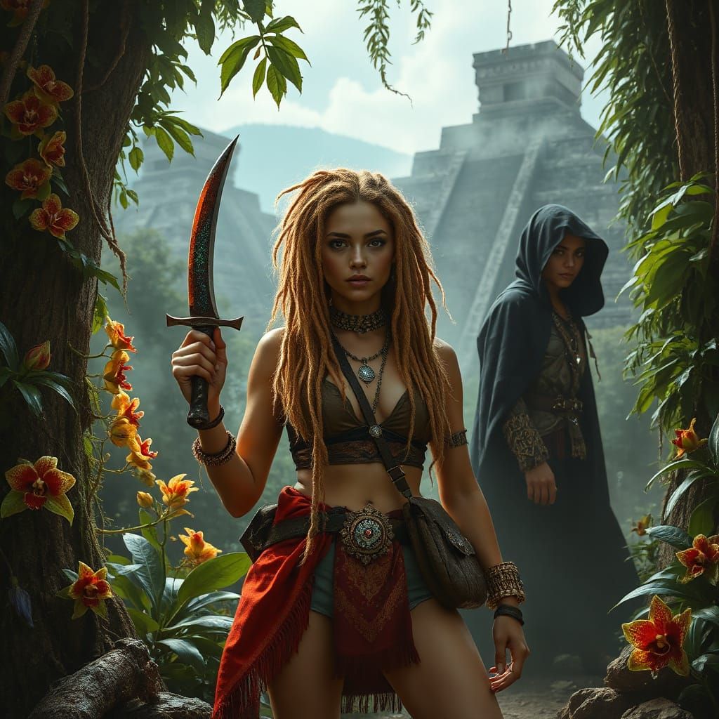 Mystical Jungle Encounter in Primal Chic