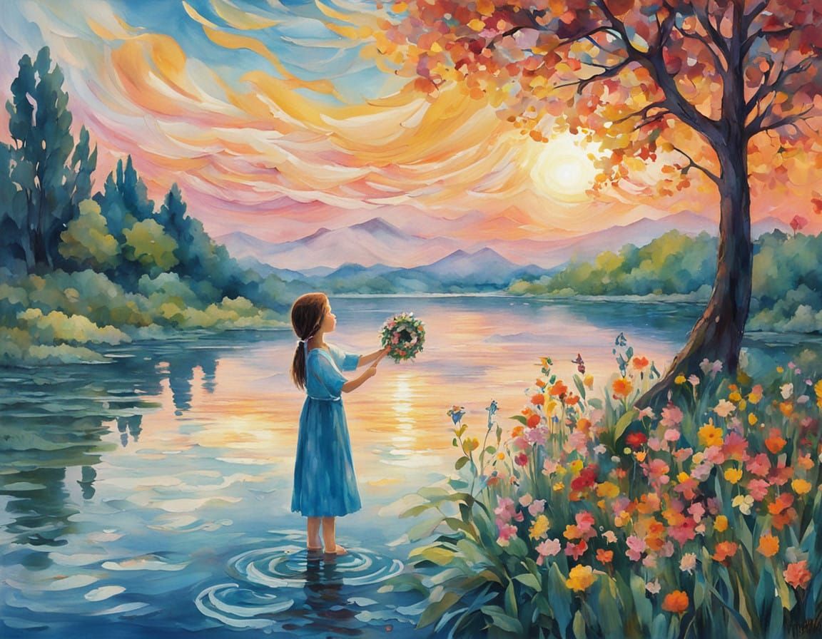 Serenity of Ivan Kupala: Impressionist Celebration of Nature