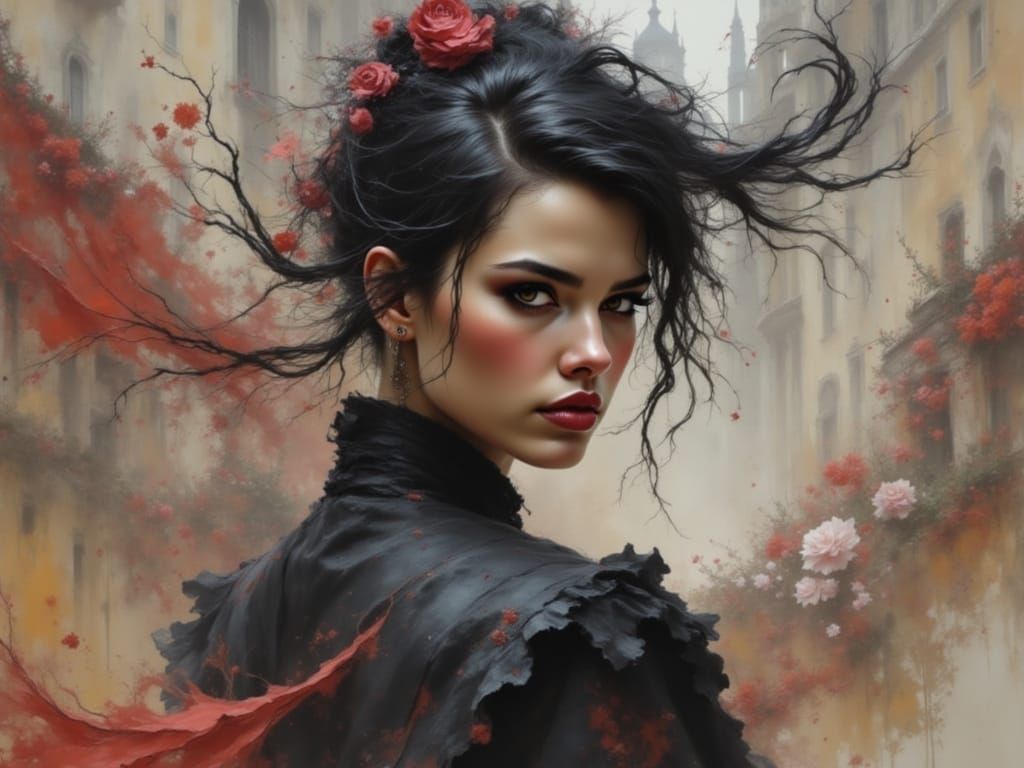 Elegant Portrait of MissPixxy Clay in Classical Style