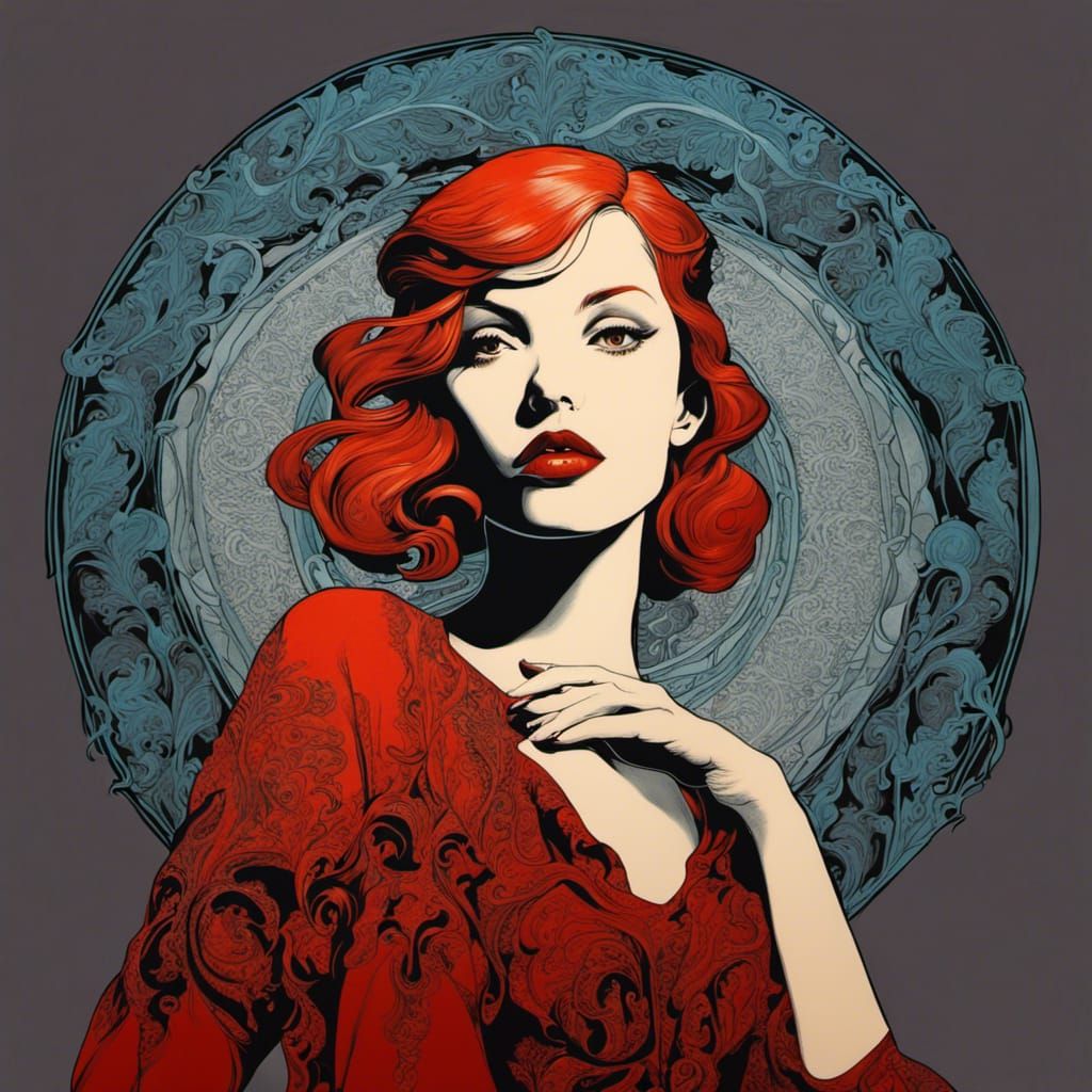 Woman - Art Noveau 2