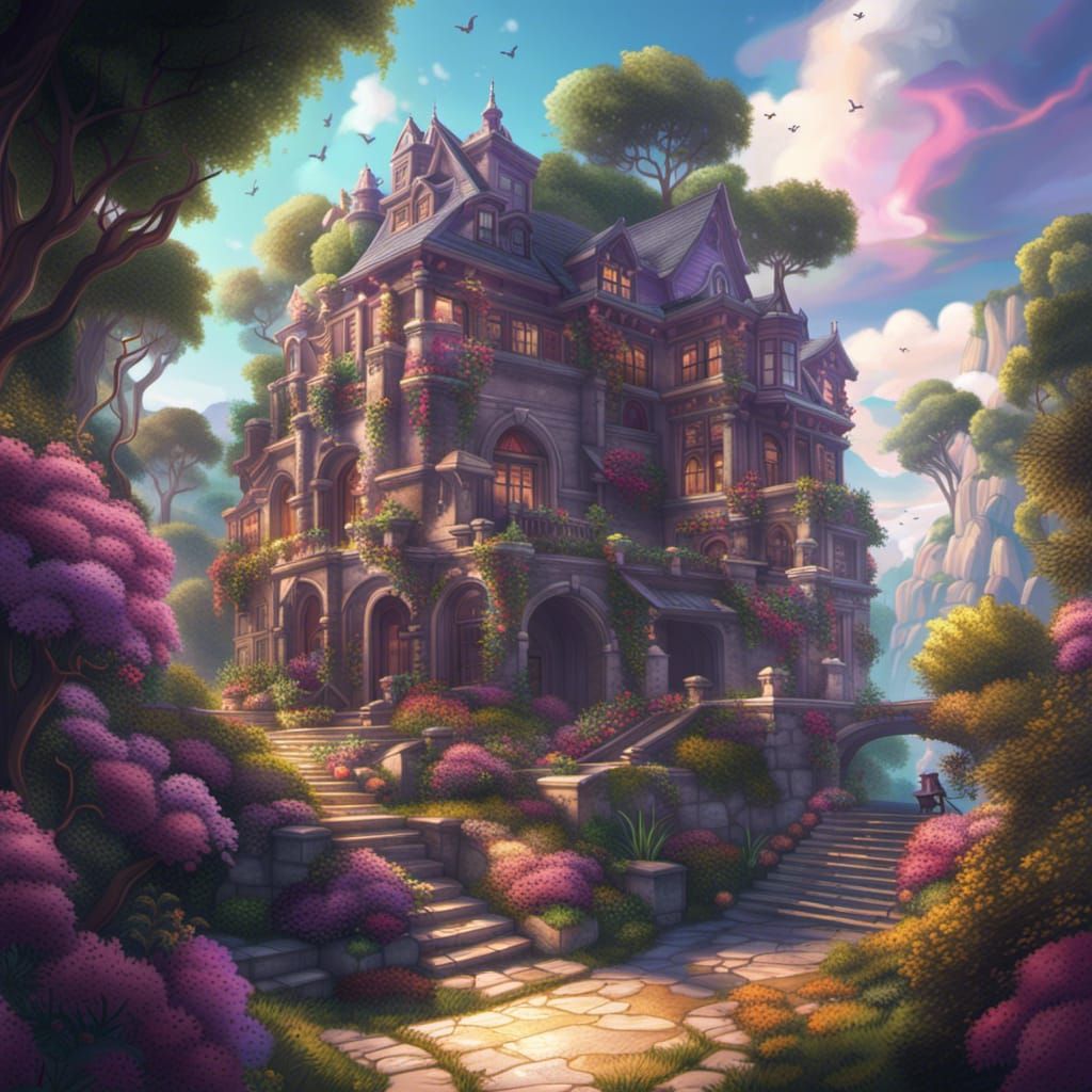 Epic Cinematic Painting of Aphmau