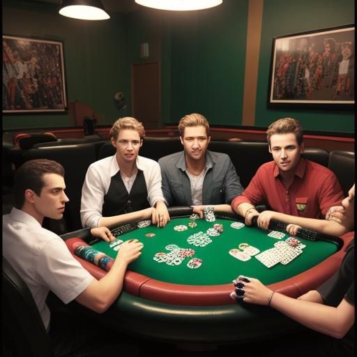 Intense Poker Night Digital Rendering