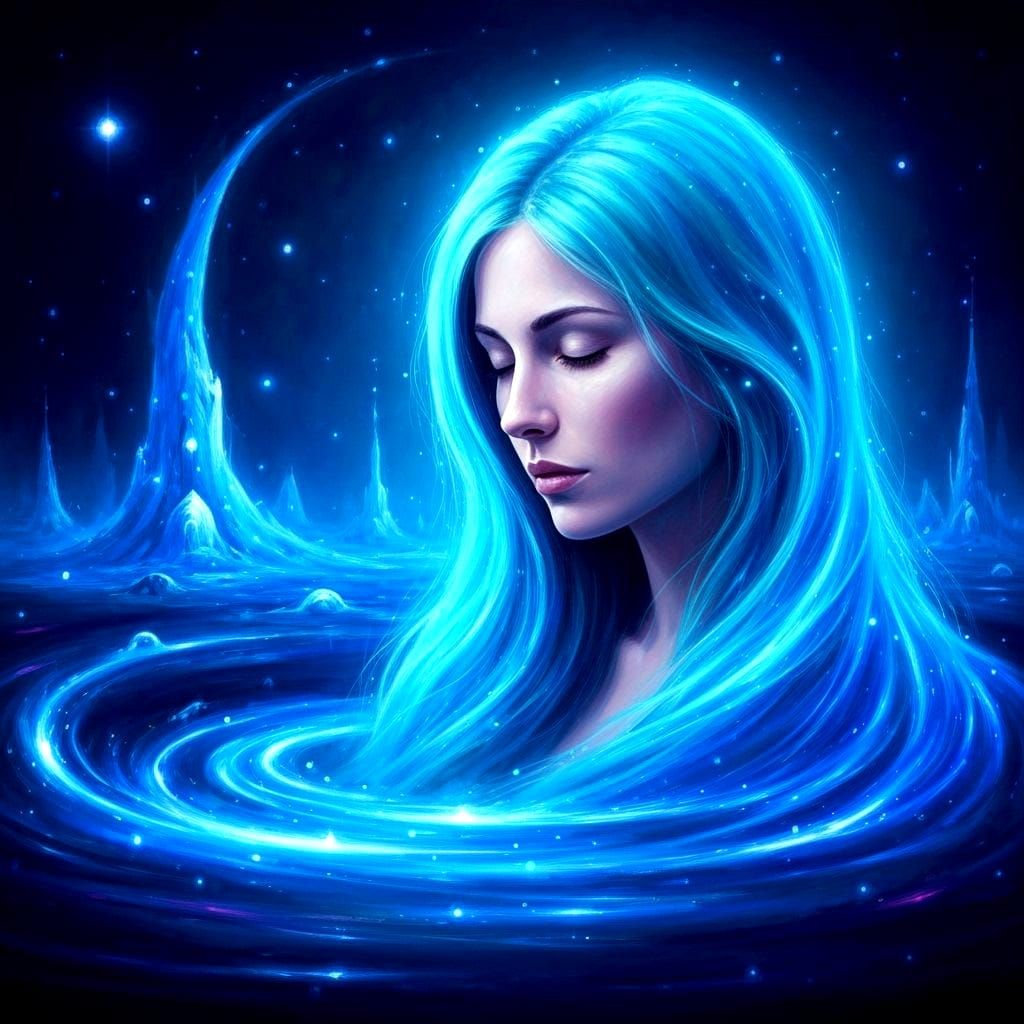 Dreamlike Azure Landscape