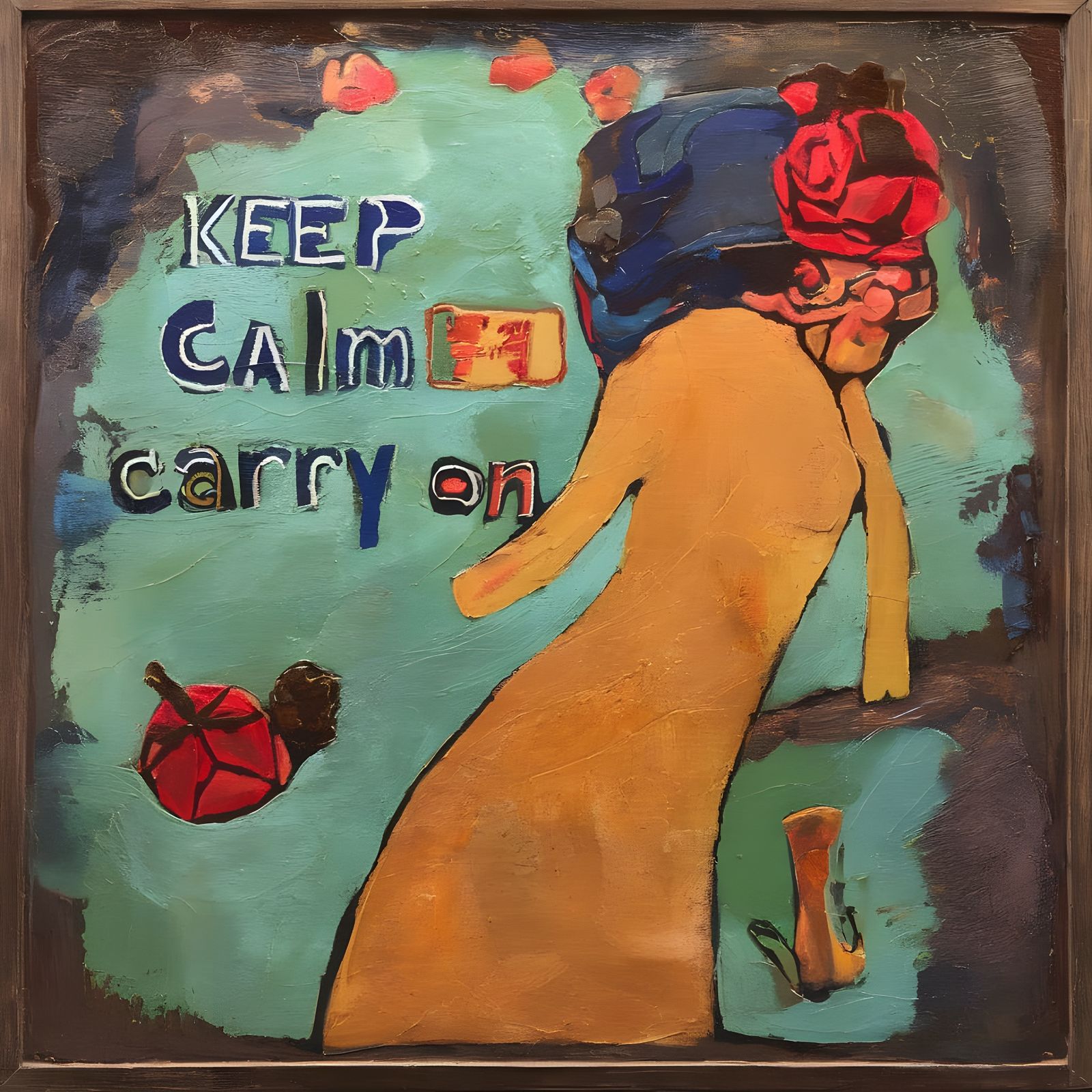 "Keep calm and carry on"