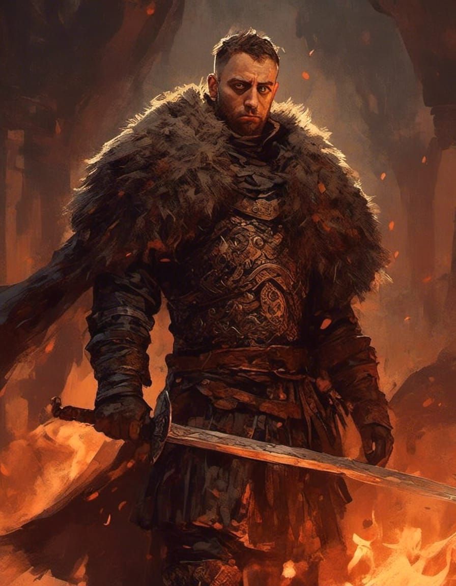 Slavic warlord, 696 AD