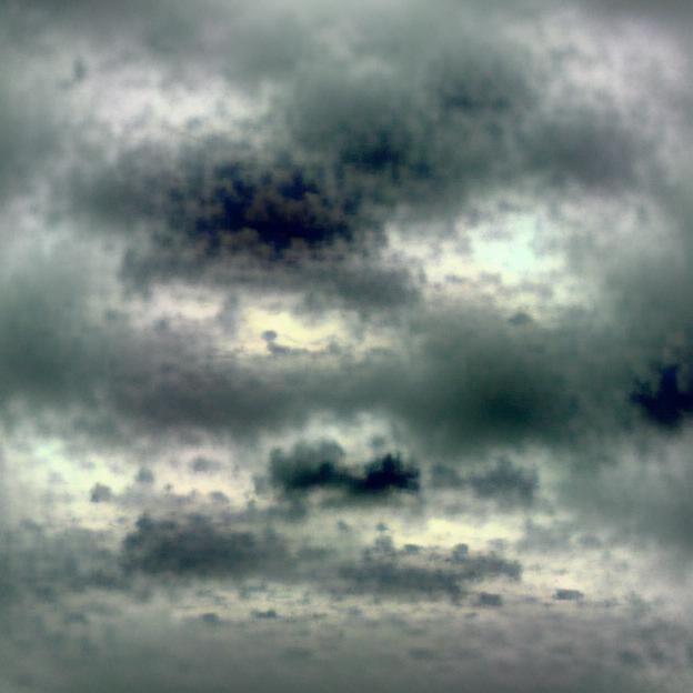 Gloomy Gray Overcast Sky with Dull Clouds