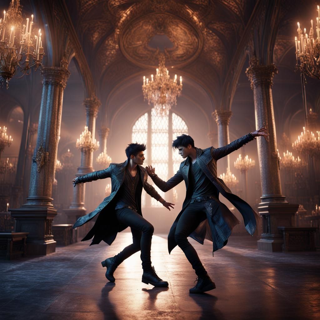 Malec Dancing: A Fantastical Castle Scene