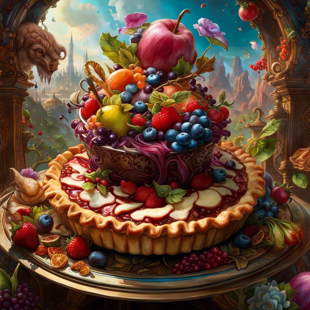 Dreamy Pie in Borderland Fantasycore Style