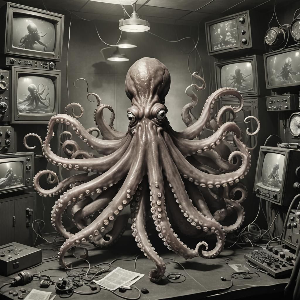 Evil Octopus Controls the News