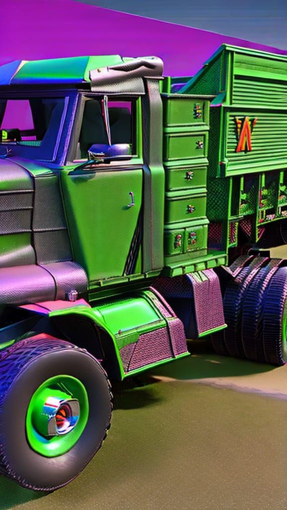 Green Goblin Semi-Truck from Maximum Overdrive