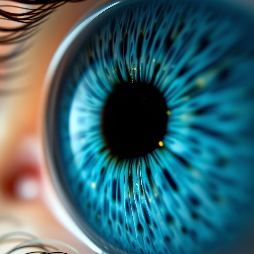 For the "Macro View" challenge, The iris.