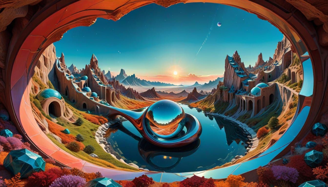 Mathematical Surrealism in Polychrome