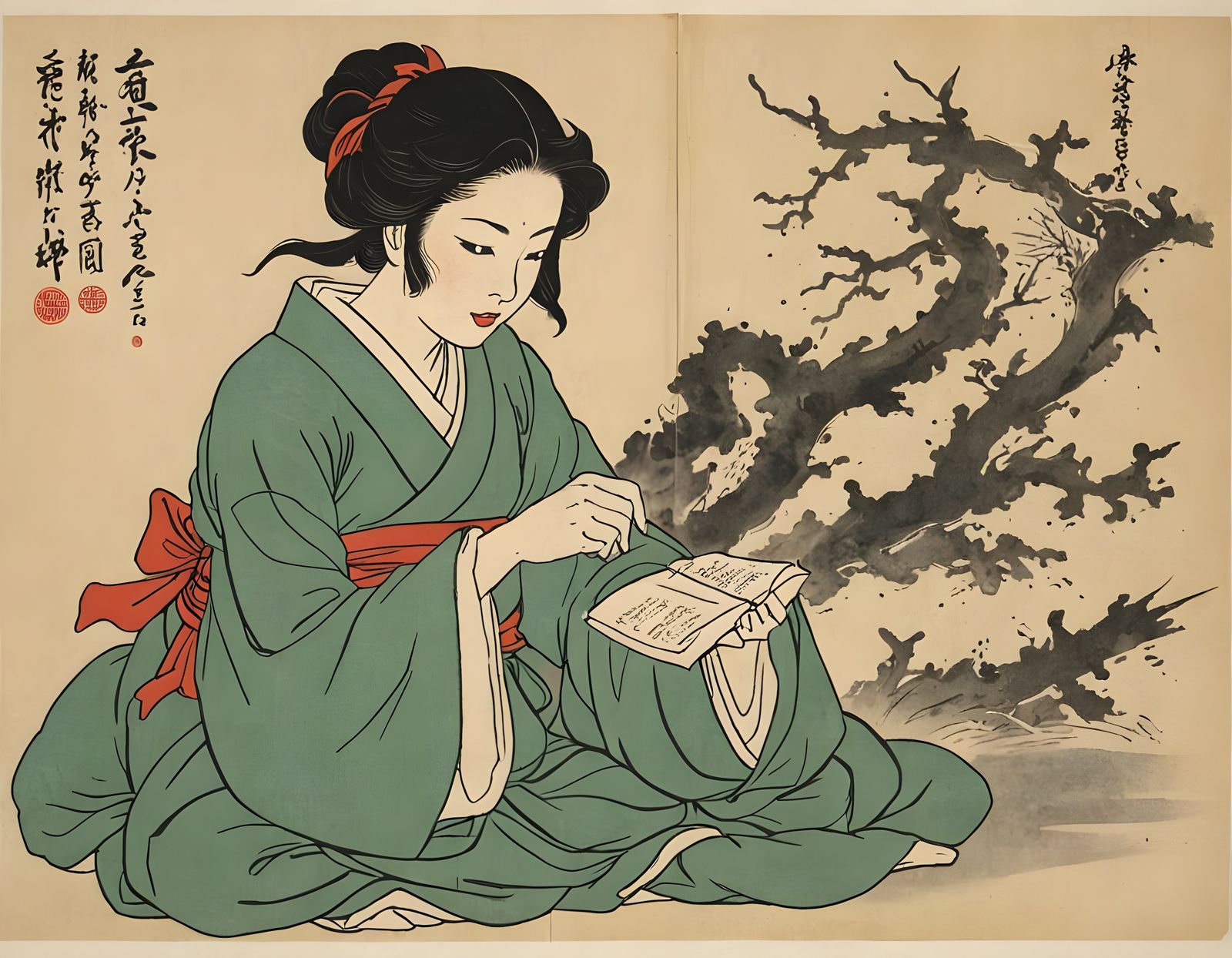 Tatarigami Spirits Bring Calamity in Dark Fantasy Art