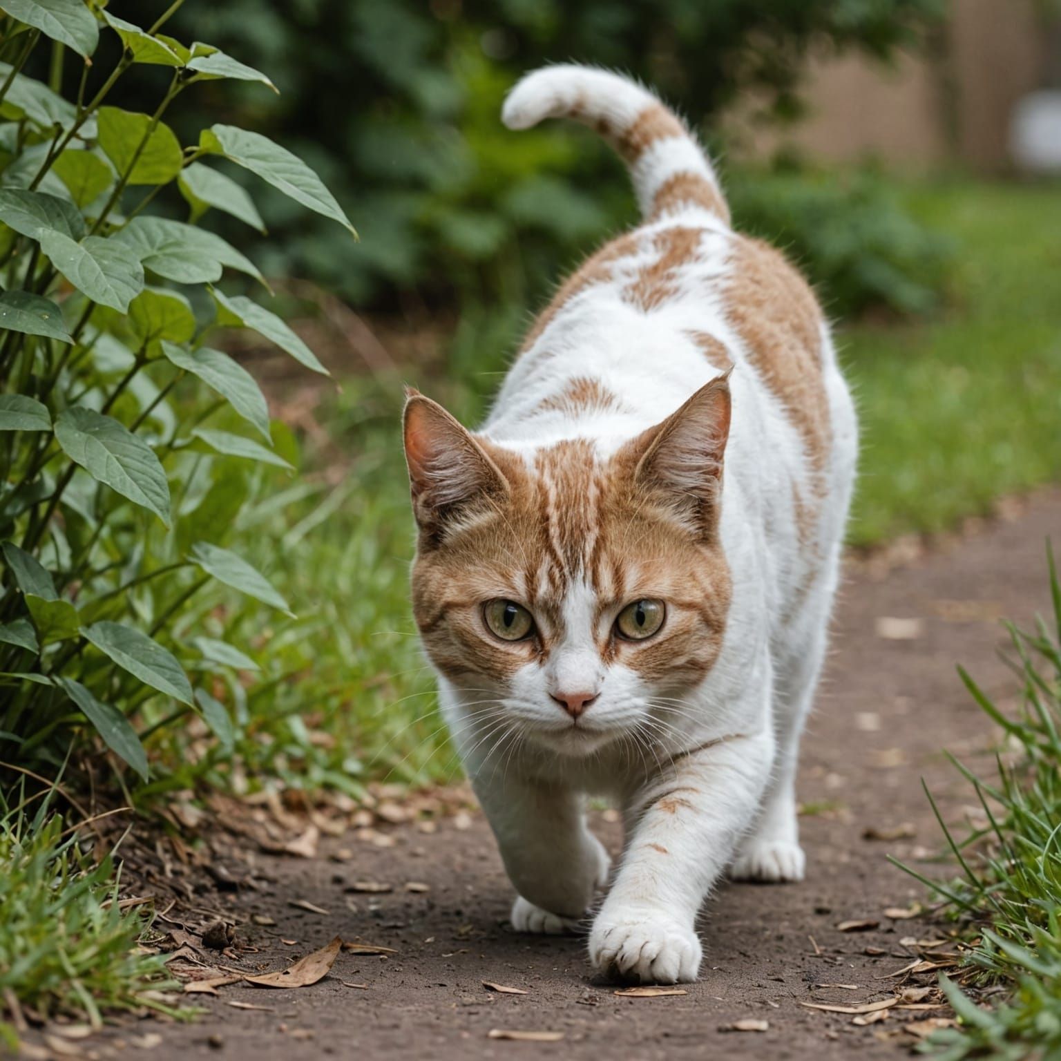 Cat Hunting: A Feline Predator in Action