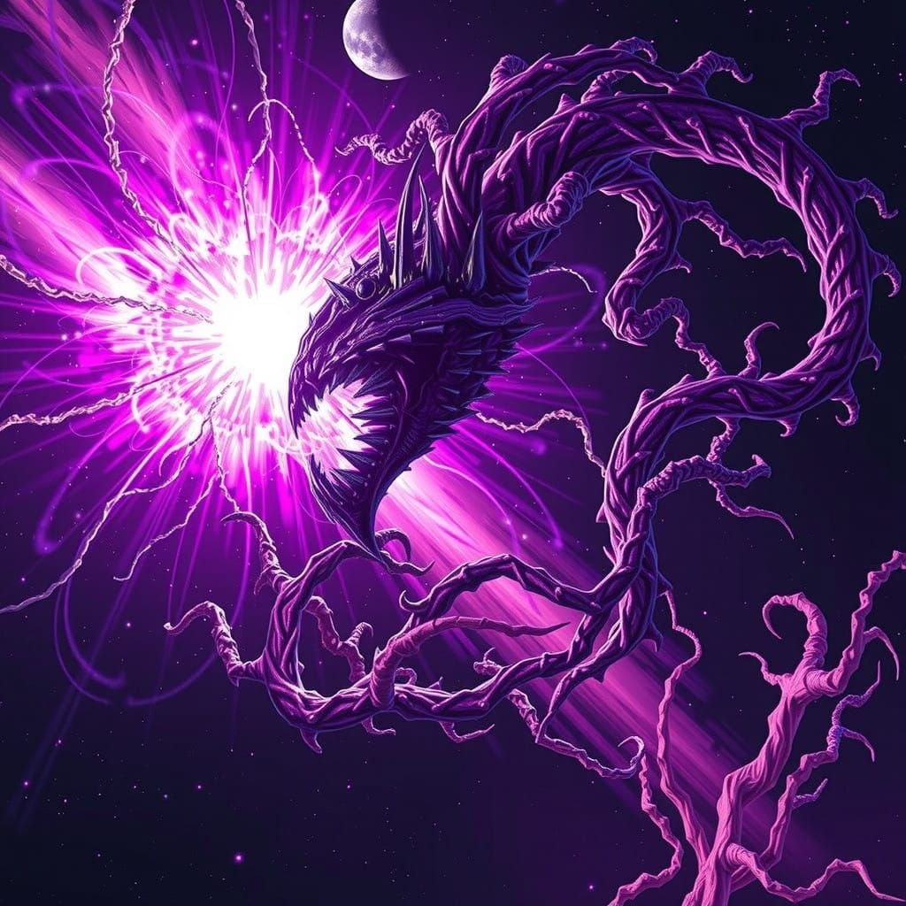 Cosmic Horror Abomination Devours Supernova