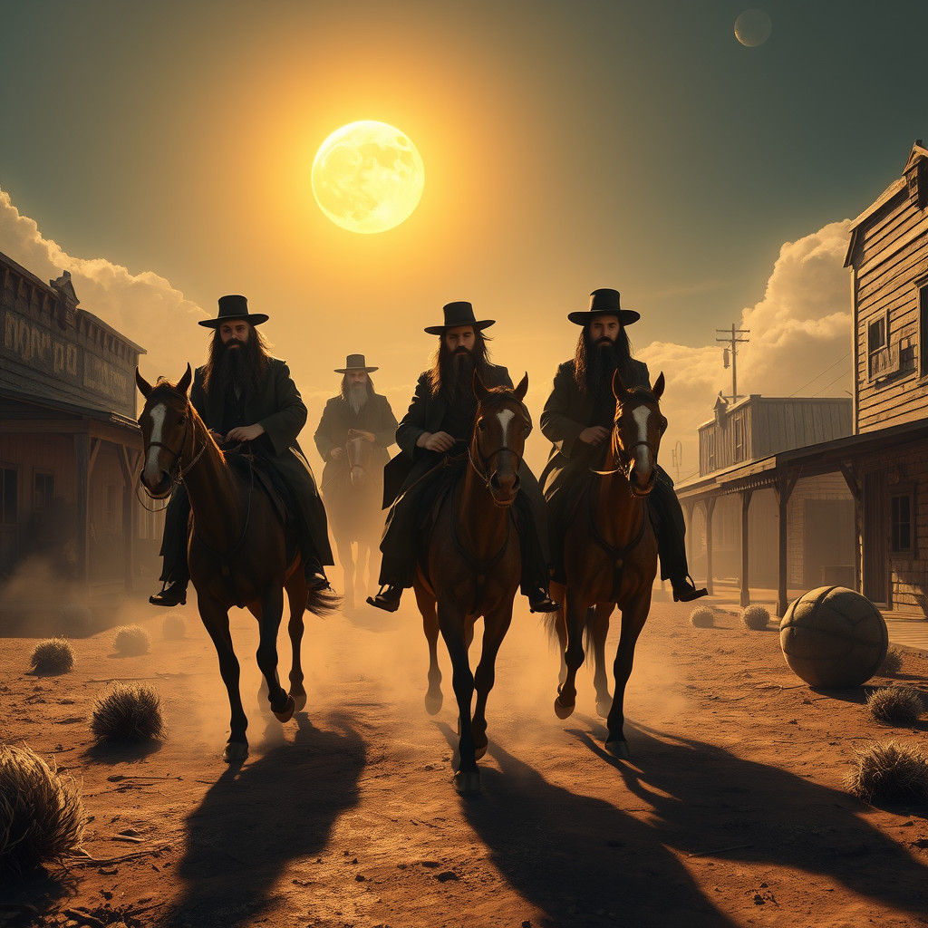 Hasidic Jews Ride into the Wild West