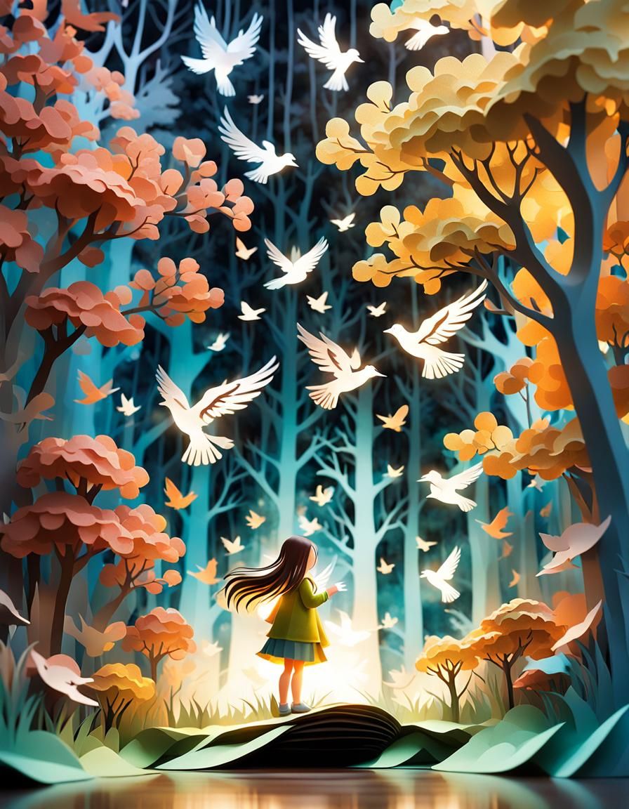 Mystical Wood: Kirigami Pop-Up Storybook Art