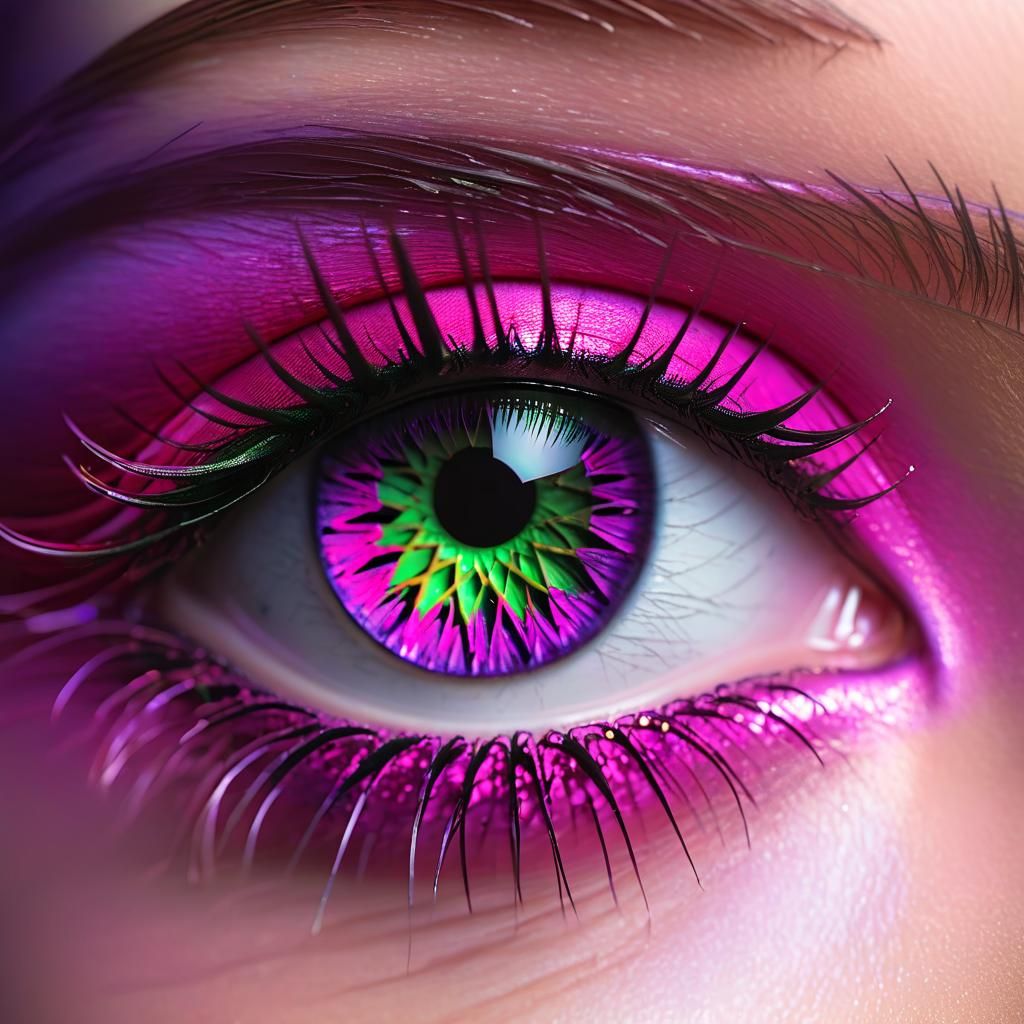 Abstract Green Color Field