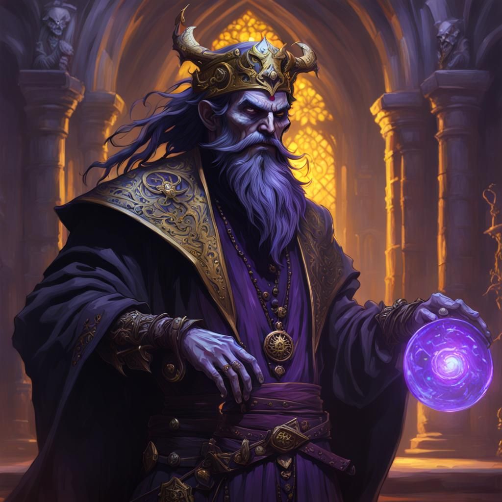 Dark Fantasy Lich Bard Concept Art