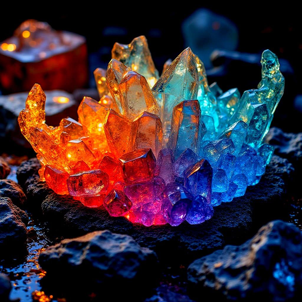 Detailed Obsidian Close-Up