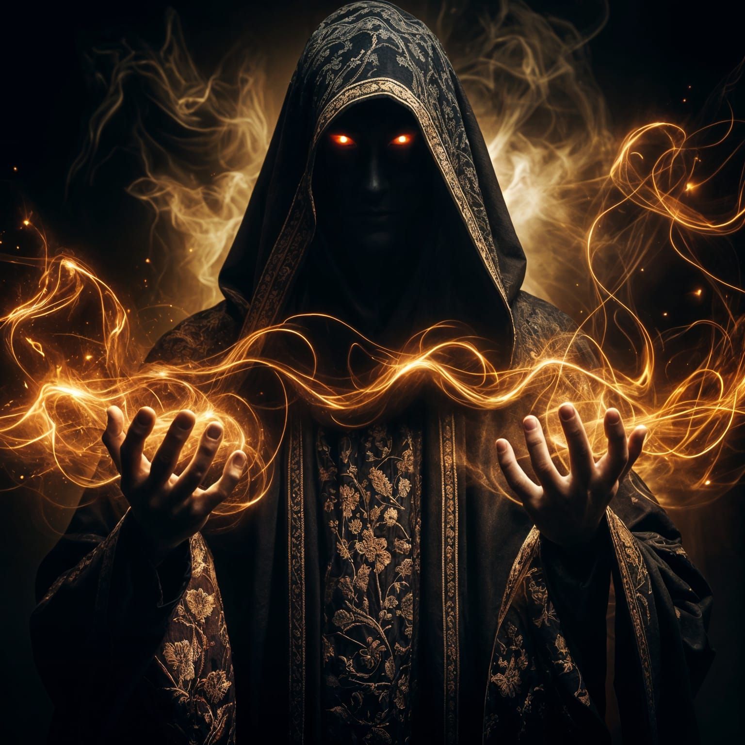 Mysterious Figure of Intense Power