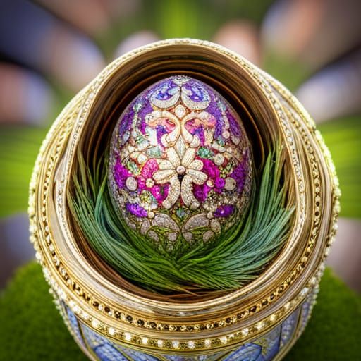 Easter Egg inside a Fabergé Egg