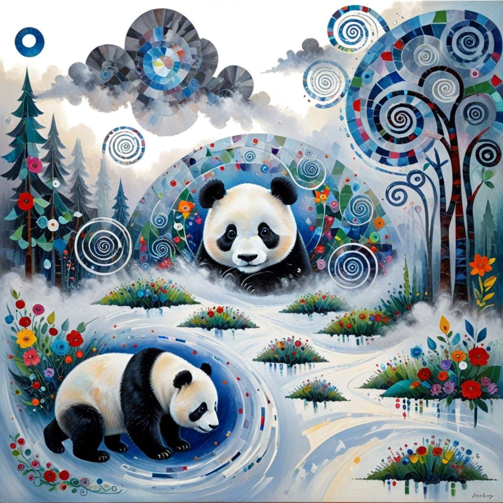 Panda, Paul Klee and Marc Chagall