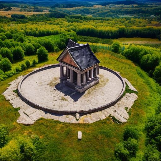 Dacian Temple, Hunedoara, Romania: Professional Photography