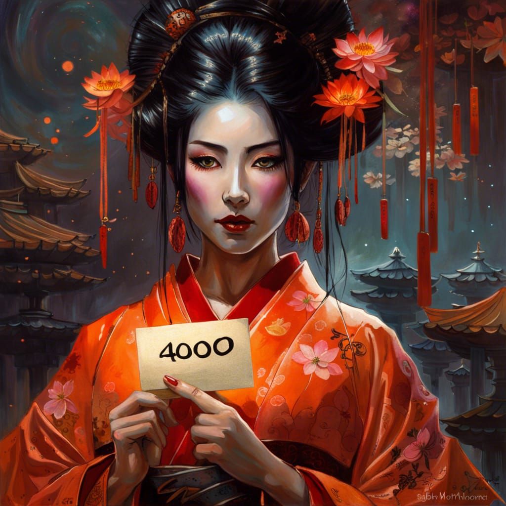 Geisha Celebrates Milestone in Dark Fantasy Style