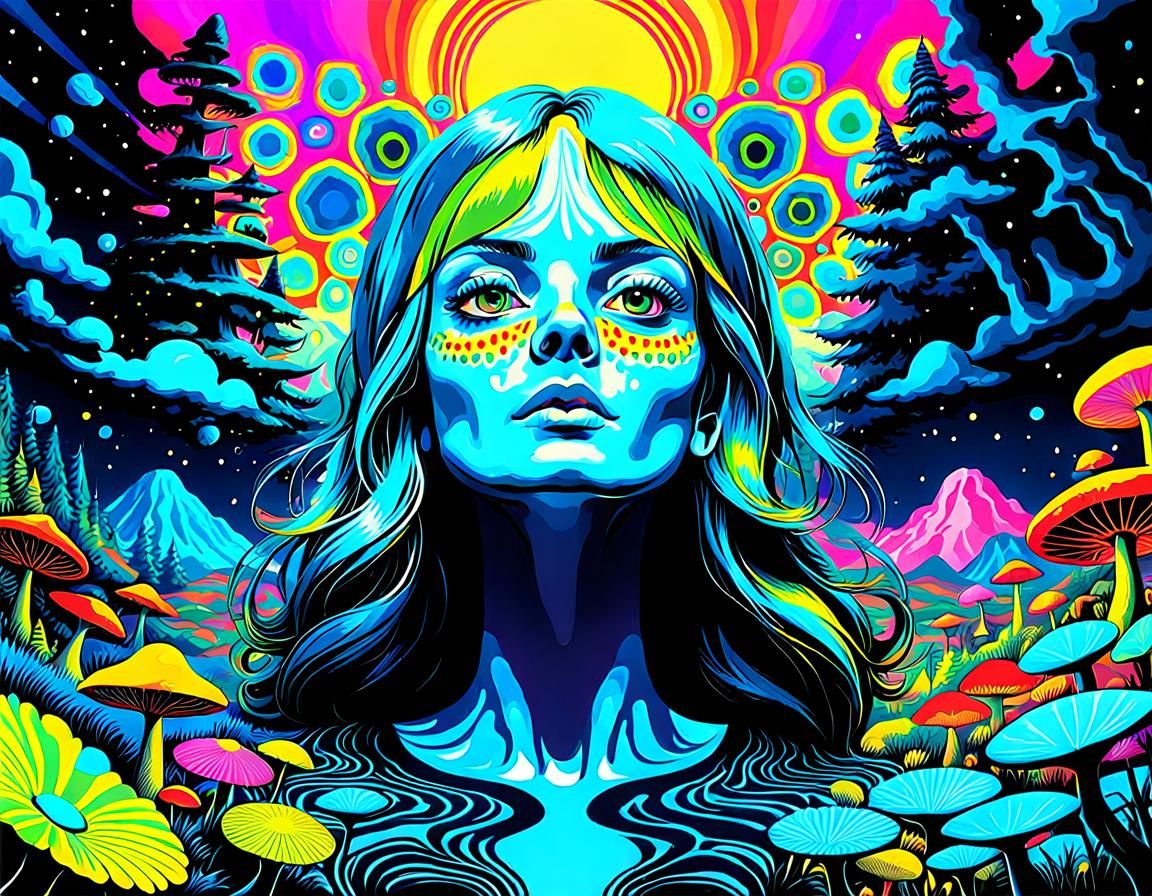 Abstract Psychedelic AI Art