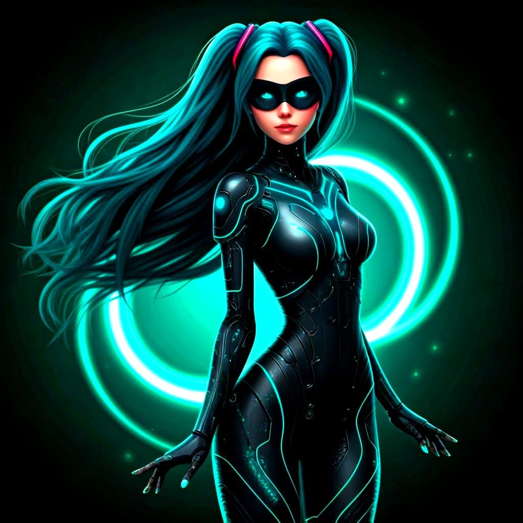 Cybrite Superheroine Form Alt Design