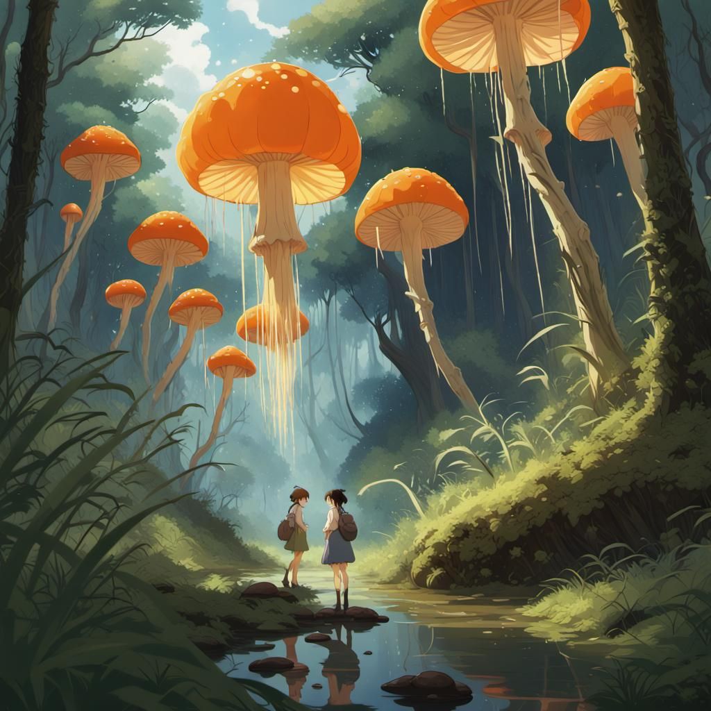 Mystic swamp // illustration