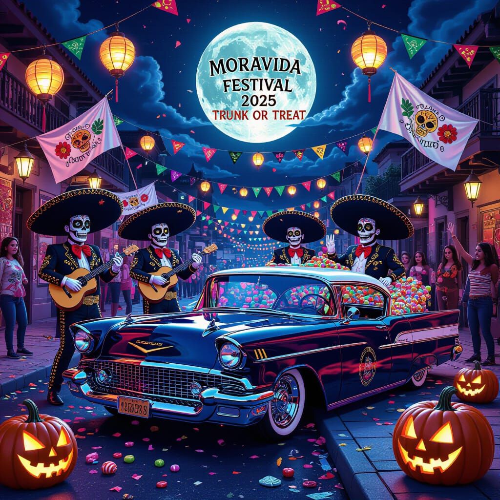 Moravida Festival Fiesta: Sugar Skull Mariachi Band