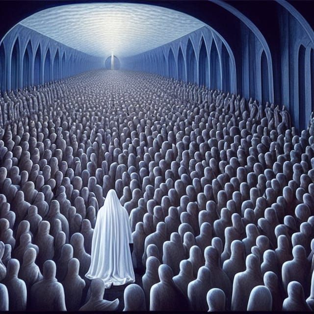 Ultra-Detailed Messiah Figure in a Surreal Style