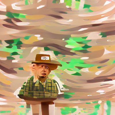 AI Generated Natural Forest Impression