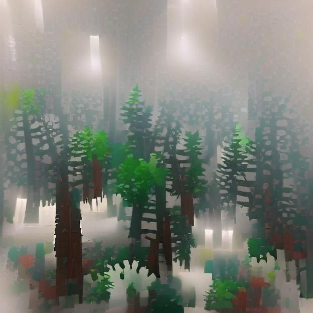 Enchanted Forest: Misty Landscape