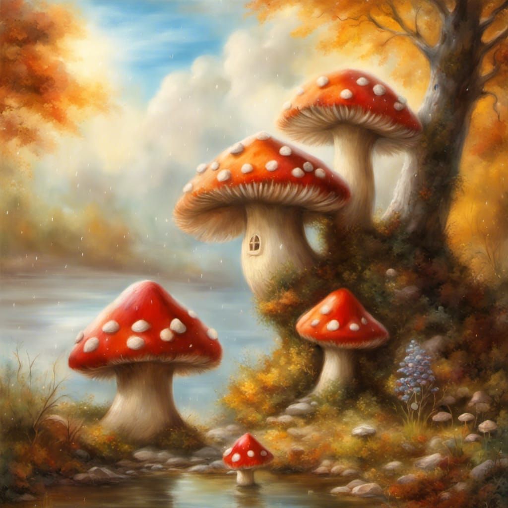 Heavenly Sunshine Illuminates Fairy Gnome House