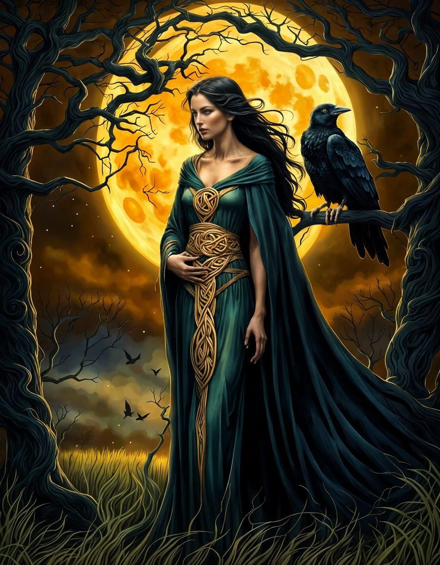 Celtic Goddess Morrigan