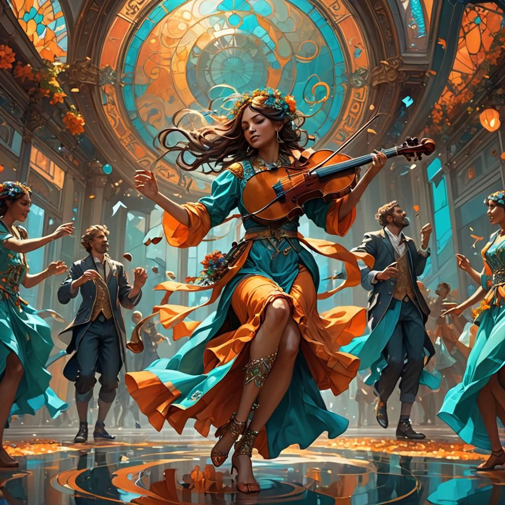 Harmonious Music Concept Art in Unreal Engine 5